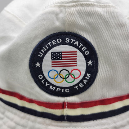 【中古美品】【メンズ/レディース】 POLO RALPH LAUREN ポロ・ラルフローレン 2016 RIO OLYMPIC リオ オリンピック REVERSIBLE BUCKET HAT リバーシブル バケット ハット 帽子 185-251003-ya-04-izu サイズ：L/XL カラー：ブルー／ホワイト 万代Net店