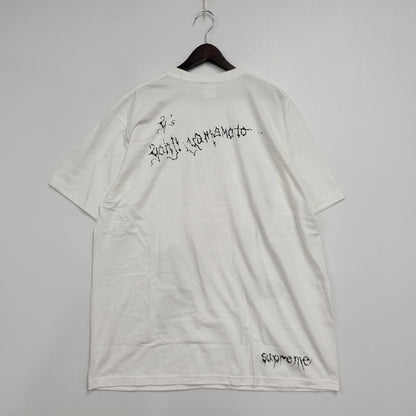 【中古美品】【メンズ】 Supreme シュプリーム × Y'S BY YOHJI YAMAMOTO ワイズバイヨウジヤマモト THINKER TEE Tシャツ 半袖 トップス 149-251001-as-09-izu サイズ：XL カラー：ホワイト 万代Net店