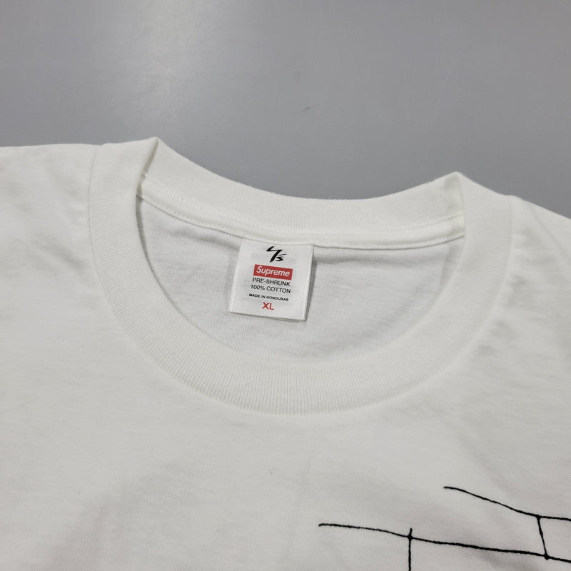 【中古美品】【メンズ】 Supreme シュプリーム × Y'S BY YOHJI YAMAMOTO ワイズバイヨウジヤマモト THINKER TEE Tシャツ 半袖 トップス 149-251001-as-09-izu サイズ：XL カラー：ホワイト 万代Net店