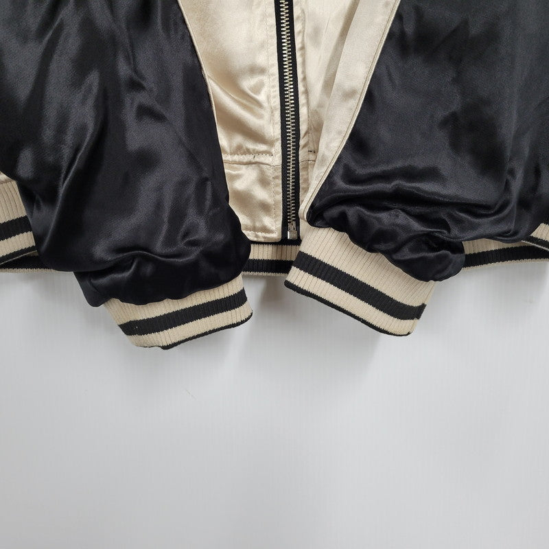 【中古美品】【メンズ】 絡繰魂 213011 鯨×富士山 REVERSIBLE SOUVENIR JACKET リバーシブル スーベニア ジャケット アウター 145-251004-ya-15-izu サイズ：L カラー：BLACK/GOLD 万代Net店