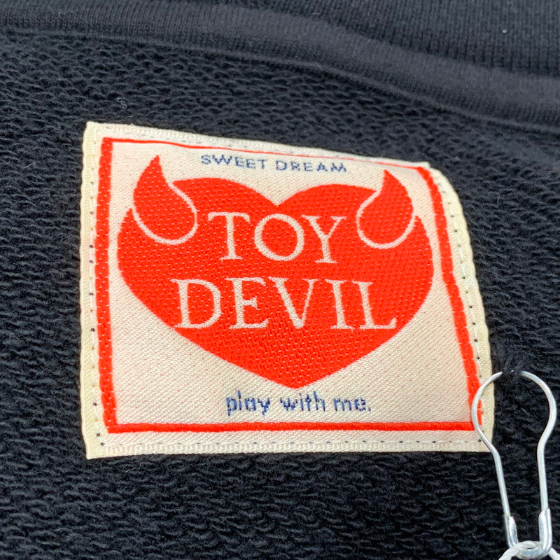 【中古品】【メンズ】 TOY DEVIL トイデビル TD25SSCEMZH3 DEVIL ZIP デビル ジップ HOODIE-FIRE DEVIL SK フーディ ファイアー デビル トップス パーカー 140-251004-ya-11-izu サイズ：3 カラー：BLACK 万代Net店