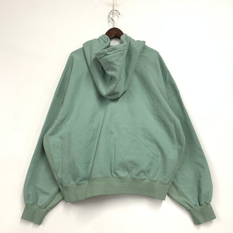 【中古美品】【メンズ】 REFOMED リフォメッド RECU-022 KINCHAKU ZIPUP HOODIE キンチャク ジップアップ フーディ トップス パーカー 140-251004-ya-06-izu サイズ：2 カラー：ミント 万代Net店