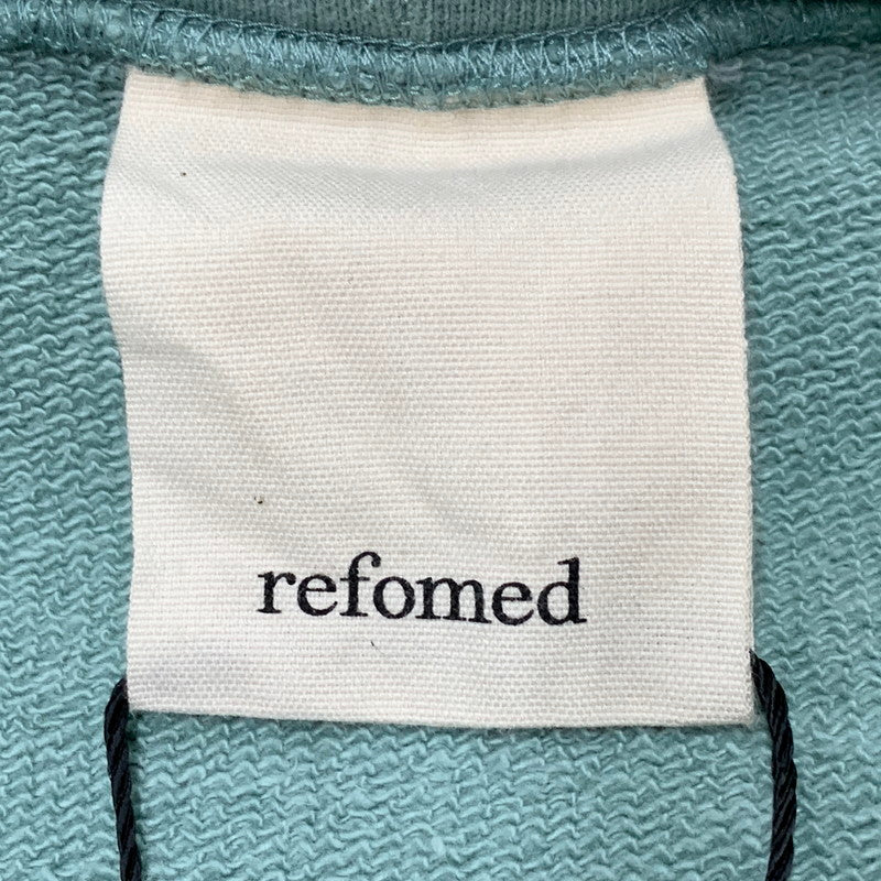 【中古美品】【メンズ】 REFOMED リフォメッド RECU-022 KINCHAKU ZIPUP HOODIE キンチャク ジップアップ フーディ トップス パーカー 140-251004-ya-06-izu サイズ：2 カラー：ミント 万代Net店