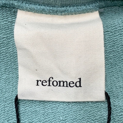 【中古美品】【メンズ】 REFOMED リフォメッド RECU-022 KINCHAKU ZIPUP HOODIE キンチャク ジップアップ フーディ トップス パーカー 140-251004-ya-06-izu サイズ：2 カラー：ミント 万代Net店