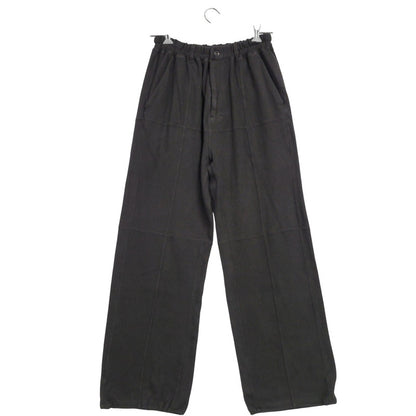 【中古美品】【メンズ】 ANCELLM アンセルム SWITCHING SMOOTH KNIT PANTS ANC-PT90 スイッチング スムース ニット パンツ ボトムス 151-251004-as-04-izu サイズ：2 カラー：ブラック 万代Net店
