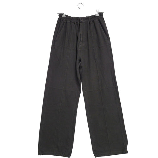 【中古美品】【メンズ】 ANCELLM アンセルム SWITCHING SMOOTH KNIT PANTS ANC-PT90 スイッチング スムース ニット パンツ ボトムス 151-251004-as-04-izu サイズ：2 カラー：ブラック 万代Net店