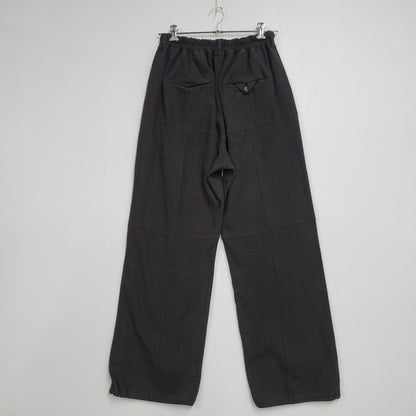 【中古美品】【メンズ】 ANCELLM アンセルム SWITCHING SMOOTH KNIT PANTS ANC-PT90 スイッチング スムース ニット パンツ ボトムス 151-251004-as-04-izu サイズ：2 カラー：ブラック 万代Net店