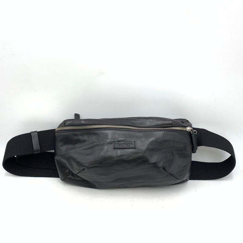 【中古品】【メンズ/レディース】 Daniel&Bob ダニエル&ボブ GIANNI RODI LEATHER BODY BAG ジャンニ ロディ レザー ボディ バッグ 鞄 カバン 188-251004-ay-04-izu カラー：ブラック 万代Net店