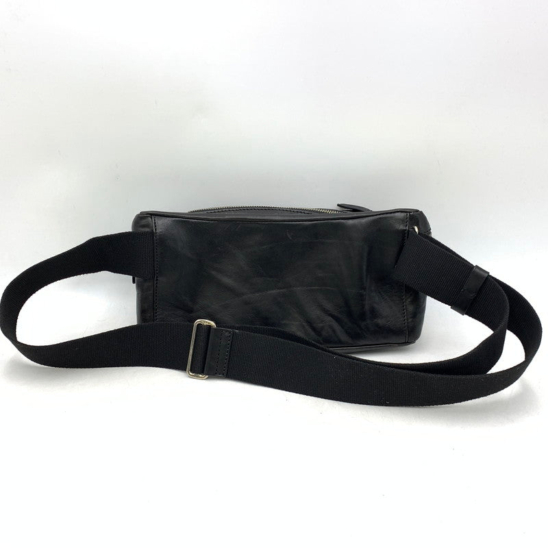 【中古品】【メンズ/レディース】 Daniel&Bob ダニエル&ボブ GIANNI RODI LEATHER BODY BAG ジャンニ ロディ レザー ボディ バッグ 鞄 カバン 188-251004-ay-04-izu カラー：ブラック 万代Net店