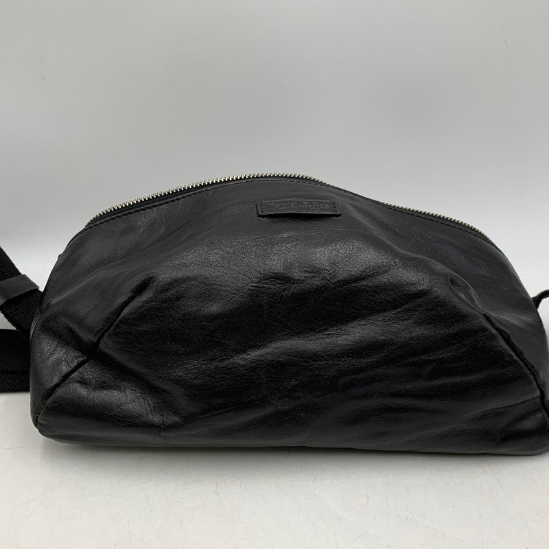 【中古品】【メンズ/レディース】 Daniel&Bob ダニエル&ボブ GIANNI RODI LEATHER BODY BAG ジャンニ ロディ レザー ボディ バッグ 鞄 カバン 188-251004-ay-04-izu カラー：ブラック 万代Net店