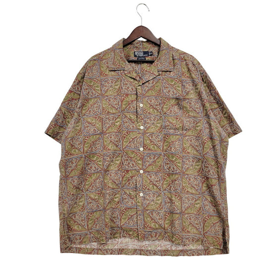 【中古品】【メンズ】 CALDWELL BATIK PATTERN OPEN COLLAR SS SHIRT バティック パターン オープン カラー ショートスリーブ シャツ 半袖 トップス 146-251007-as-02-izu サイズ：XL カラー：マルチカラー 万代Net店