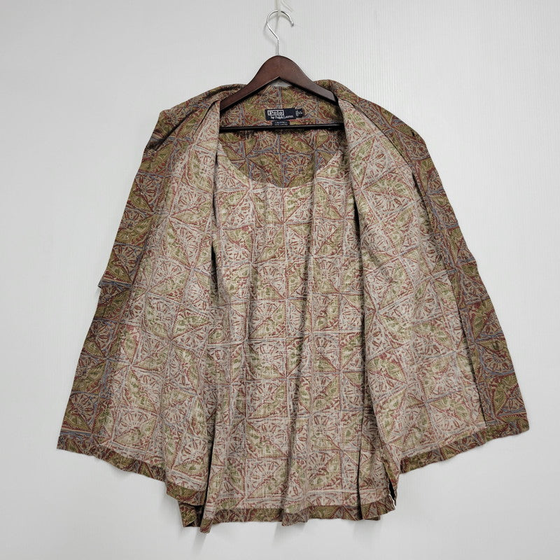 【中古品】【メンズ】 CALDWELL BATIK PATTERN OPEN COLLAR SS SHIRT バティック パターン オープン カラー ショートスリーブ シャツ 半袖 トップス 146-251007-as-02-izu サイズ：XL カラー：マルチカラー 万代Net店