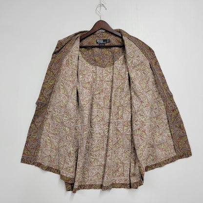 【中古品】【メンズ】 CALDWELL BATIK PATTERN OPEN COLLAR SS SHIRT バティック パターン オープン カラー ショートスリーブ シャツ 半袖 トップス 146-251007-as-02-izu サイズ：XL カラー：マルチカラー 万代Net店
