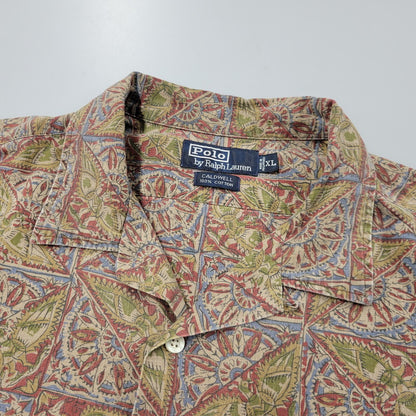 【中古品】【メンズ】 CALDWELL BATIK PATTERN OPEN COLLAR SS SHIRT バティック パターン オープン カラー ショートスリーブ シャツ 半袖 トップス 146-251007-as-02-izu サイズ：XL カラー：マルチカラー 万代Net店