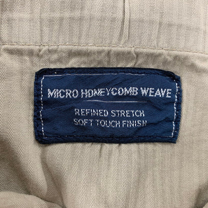 【中古品】【メンズ】 MICRO HOMEYCOMB WEAVE マイクロ ハニカム ウィーブ CHINO PANTS チノ パンツ ボトムス ズボン 158-260110-cs-07-izu サイズ：36×32 カラー：ベージュ 万代Net店