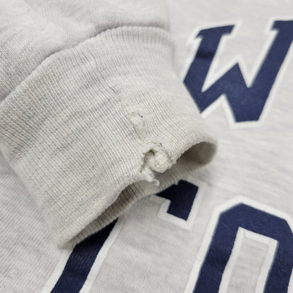 【現状渡し品】【メンズ】 RUSSELL ATHLETIC ラッセルアスレティック WILSON COLLEGE CREWNECK SWEATSHIRT クルーネック スウェットシャツ USA製 トレーナー 長袖 トップス 146-251007-as-05-izu サイズ：XL カラー：グレー 万代Net店