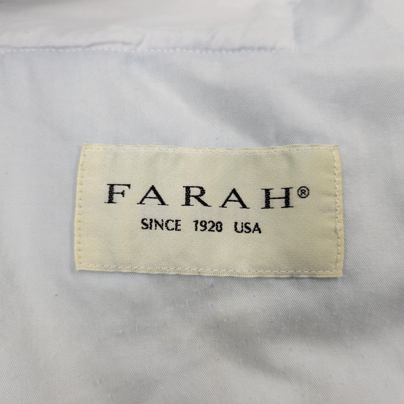 【中古品】【メンズ】 FARAH ファーラー FR0302-M4002 2 TUCK WIDE TAPERED PANTS ツータック ワイド テーパード パンツ ボトムス ズボン 152-260110-cs-02-izu サイズ：34×30 カラー：ライトインディゴ 万代Net店