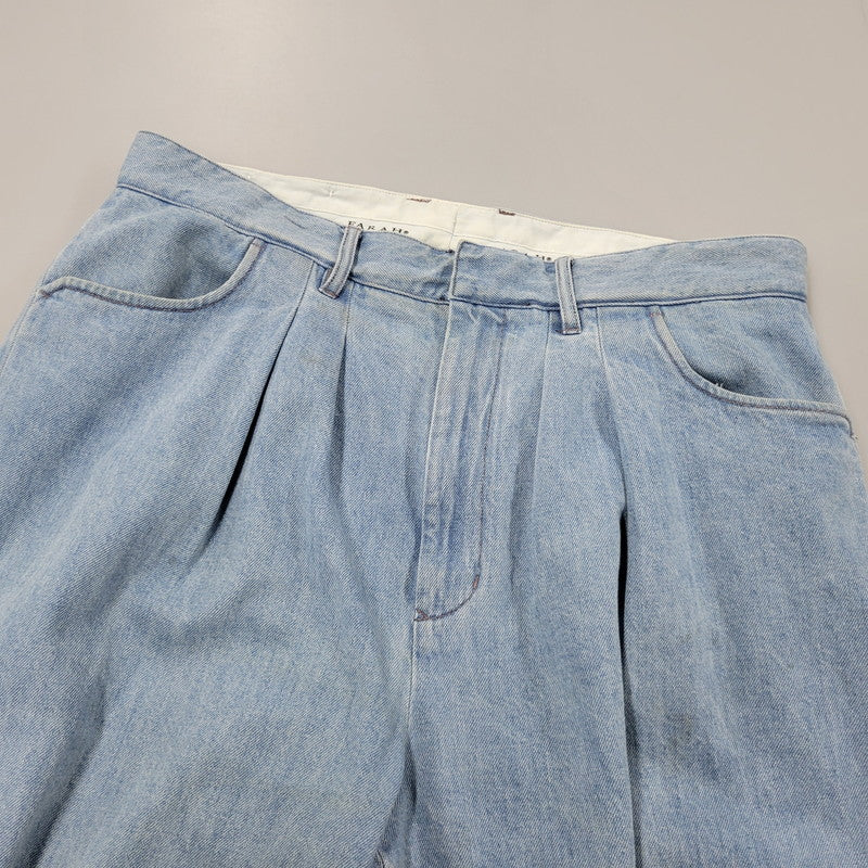 【中古品】【メンズ】 FARAH ファーラー FR0302-M4002 2 TUCK WIDE TAPERED PANTS ツータック ワイド テーパード パンツ ボトムス ズボン 152-260110-cs-02-izu サイズ：34×30 カラー：ライトインディゴ 万代Net店