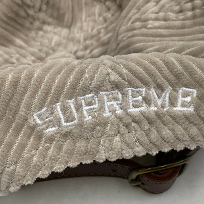 【中古品】【メンズ/レディース】 Supreme シュプリーム 24AW CORDUROY S LOGO 6-PANEL CAP STONE コーデュロイ Sロゴ 6パネル キャップ 185-251003-km-04-izu サイズ：フリー カラー：STONE 万代Net店
