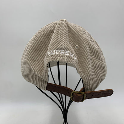 【中古品】【メンズ/レディース】 Supreme シュプリーム 24AW CORDUROY S LOGO 6-PANEL CAP STONE コーデュロイ Sロゴ 6パネル キャップ 185-251003-km-04-izu サイズ：フリー カラー：STONE 万代Net店