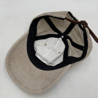 【中古品】【メンズ/レディース】 Supreme シュプリーム 24AW CORDUROY S LOGO 6-PANEL CAP STONE コーデュロイ Sロゴ 6パネル キャップ 185-251003-km-04-izu サイズ：フリー カラー：STONE 万代Net店