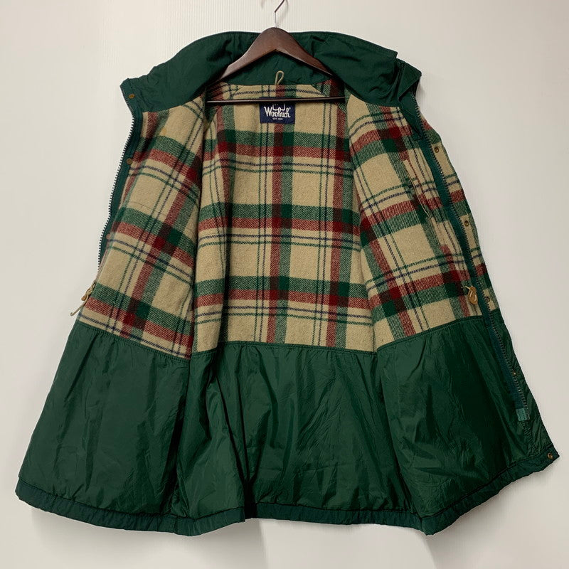 【中古品】【メンズ】 WOOLRICH ウールリッチ 紺タグ 80S 80年代 WOOL LINER MOUNTAIN JACKET ウール ライナー マウンテン ジャケット アウター 146-251005-cs-02-izu サイズ：不明 カラー：ダークグリーン 万代Net店
