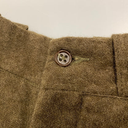 【中古品】【メンズ】 FRENCH ARMY フレンチ アーミー 50S-60S 50-60年代 MILITARY TUCK WOOL PANTS ミリタリー タック ウール パンツ ボトムス ズボン 157-251005-cs-01-izu サイズ：不明 カラー：オリーブ 万代Net店