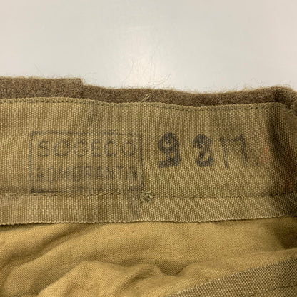 【中古品】【メンズ】 FRENCH ARMY フレンチ アーミー 50S-60S 50-60年代 MILITARY TUCK WOOL PANTS ミリタリー タック ウール パンツ ボトムス ズボン 157-251005-cs-01-izu サイズ：不明 カラー：オリーブ 万代Net店