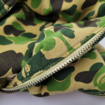 【中古品】【メンズ】 A BATHING APE アベイシングエイプ ABC CAMO SEPARATE SHARK FULL ZIP HOODIE 001ZPK701011F カモ セパレート シャーク フルジップ フーディー パーカー 長袖 トップス 142-251004-as-12-izu サイズ：2XL カラー：マルチカラー 万代Net店