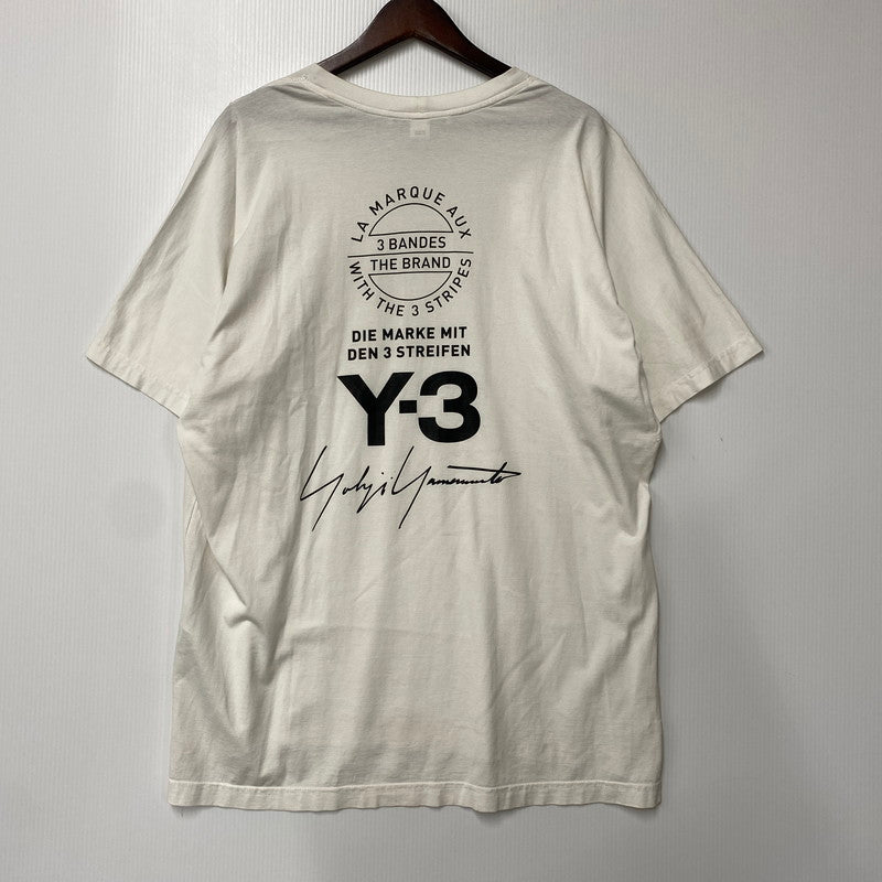 【中古品】【メンズ】 Y-3 ワイスリー CY6970 18SS M SS ショートスリーブ TEE Ｔシャツ STREET ストリート トップス 半袖 140-251017-ya-04-izu サイズ：M カラー：WHITE 万代Net店
