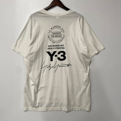 【中古品】【メンズ】 Y-3 ワイスリー CY6970 18SS M SS ショートスリーブ TEE Ｔシャツ STREET ストリート トップス 半袖 140-251017-ya-04-izu サイズ：M カラー：WHITE 万代Net店