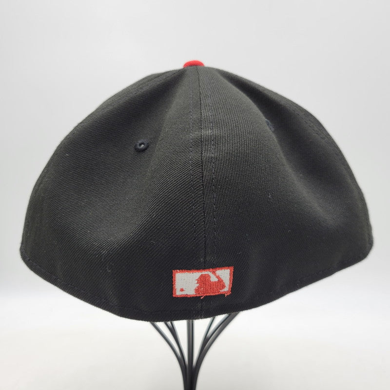 【中古品】【メンズ/レディース】 NEW ERA ニューエラ 59FIFTY NEW YORK METS 60ANNIVERSARY BB CAP ニューヨーク メッツ ベースボールキャップ 帽子 185-251028-as-35-izu サイズ：8（63.5cm） カラー：ブラック×イエロー 万代Net店