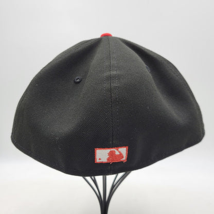 【中古品】【メンズ/レディース】 NEW ERA ニューエラ 59FIFTY NEW YORK METS 60ANNIVERSARY BB CAP ニューヨーク メッツ ベースボールキャップ 帽子 185-251028-as-35-izu サイズ：8（63.5cm） カラー：ブラック×イエロー 万代Net店