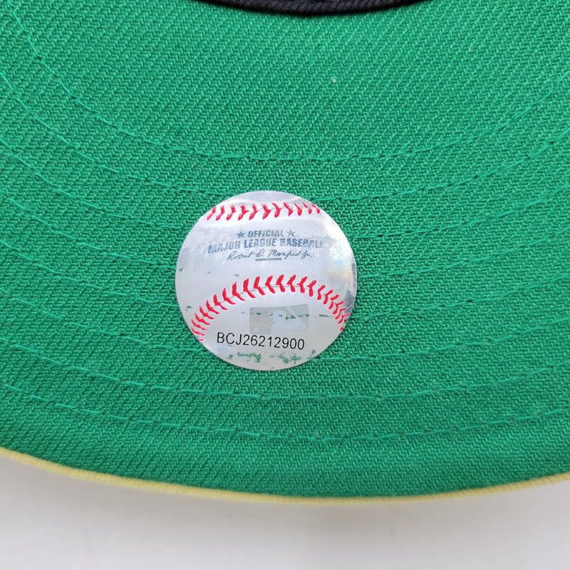 【中古品】【メンズ/レディース】 NEW ERA ニューエラ 59FIFTY NEW YORK METS 60ANNIVERSARY BB CAP ニューヨーク メッツ ベースボールキャップ 帽子 185-251028-as-35-izu サイズ：8（63.5cm） カラー：ブラック×イエロー 万代Net店