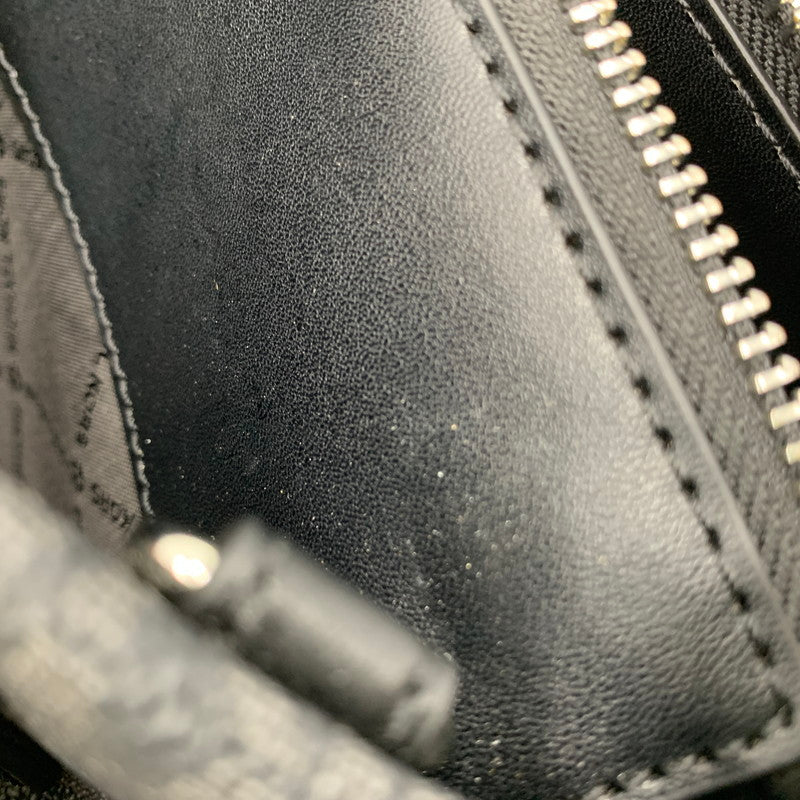 【中古品】【レディース】 35F5S6AS2B MK SIGNATURE エムケー シグネチャー MARILYN SATCHEL MEDIUM 2WAY HAND BAG マリリン サッチェル　ミディアム ツーウェイ ハンドバッグ カバン 鞄 188-251005-cs-09-izu カラー：ブラック×ダークグレー 万代Net店
