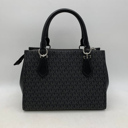 【中古品】【レディース】 35F5S6AS2B MK SIGNATURE エムケー シグネチャー MARILYN SATCHEL MEDIUM 2WAY HAND BAG マリリン サッチェル　ミディアム ツーウェイ ハンドバッグ カバン 鞄 188-251005-cs-09-izu カラー：ブラック×ダークグレー 万代Net店