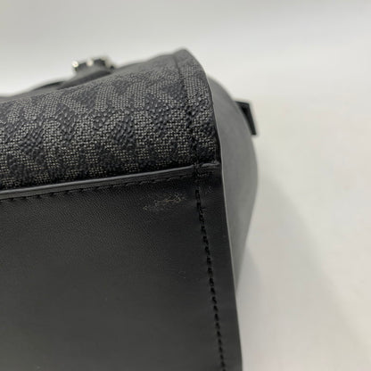 【中古品】【レディース】 35F5S6AS2B MK SIGNATURE エムケー シグネチャー MARILYN SATCHEL MEDIUM 2WAY HAND BAG マリリン サッチェル　ミディアム ツーウェイ ハンドバッグ カバン 鞄 188-251005-cs-09-izu カラー：ブラック×ダークグレー 万代Net店