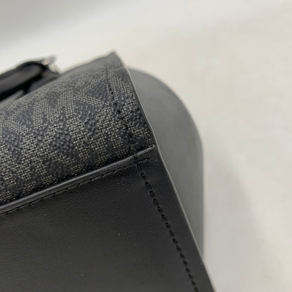 【中古品】【レディース】 35F5S6AS2B MK SIGNATURE エムケー シグネチャー MARILYN SATCHEL MEDIUM 2WAY HAND BAG マリリン サッチェル　ミディアム ツーウェイ ハンドバッグ カバン 鞄 188-251005-cs-09-izu カラー：ブラック×ダークグレー 万代Net店