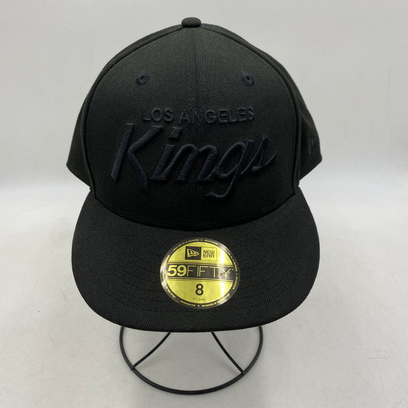 【中古品】【メンズ/レディース】 LOS ANGELES KINGS CAP ロサンゼルス キングス キャップ 帽子 185-260104-yn-07-izu サイズ：8(63.5cm) カラー：ブラック 万代Net店