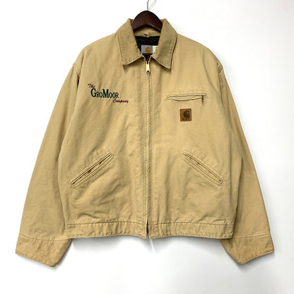 【中古品】【メンズ】 Carhartt カーハート J43WET USA製 THE GROMOOR CAMPANY 90S BLANKET LINER DETROIT JACKET 90年代 ブランケット ライナー デトロイト ジャケット アウター 146-251005-cs-03-izu サイズ：L カラー：ベージュ 万代Net店