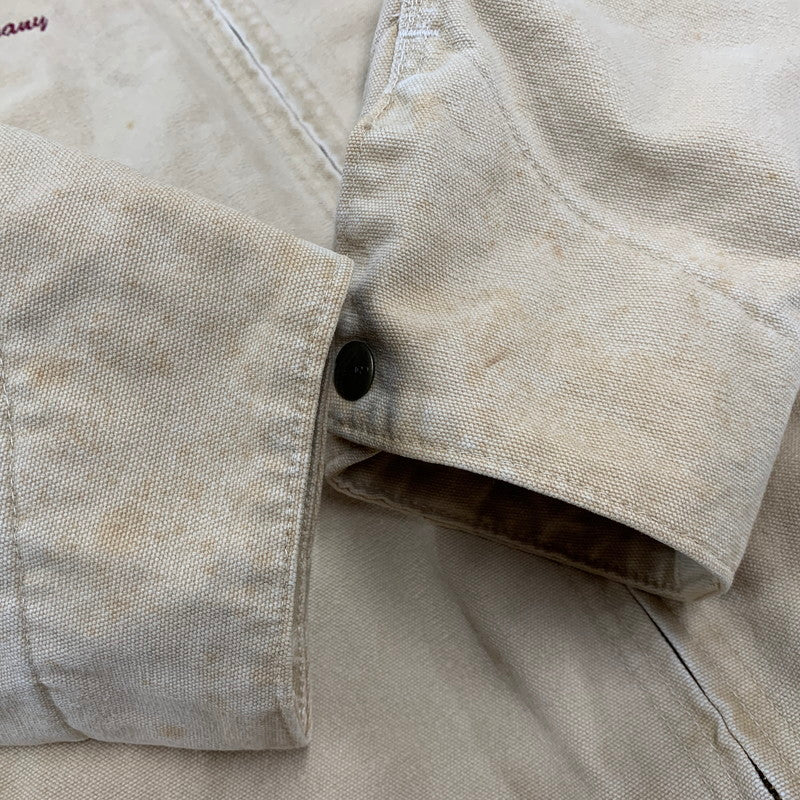 【中古品】【メンズ】 Carhartt カーハート J43WET USA製 THE GROMOOR CAMPANY 90S BLANKET LINER DETROIT JACKET 90年代 ブランケット ライナー デトロイト ジャケット アウター 146-251005-cs-03-izu サイズ：L カラー：ベージュ 万代Net店