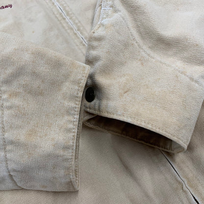 【中古品】【メンズ】 Carhartt カーハート J43WET USA製 THE GROMOOR CAMPANY 90S BLANKET LINER DETROIT JACKET 90年代 ブランケット ライナー デトロイト ジャケット アウター 146-251005-cs-03-izu サイズ：L カラー：ベージュ 万代Net店