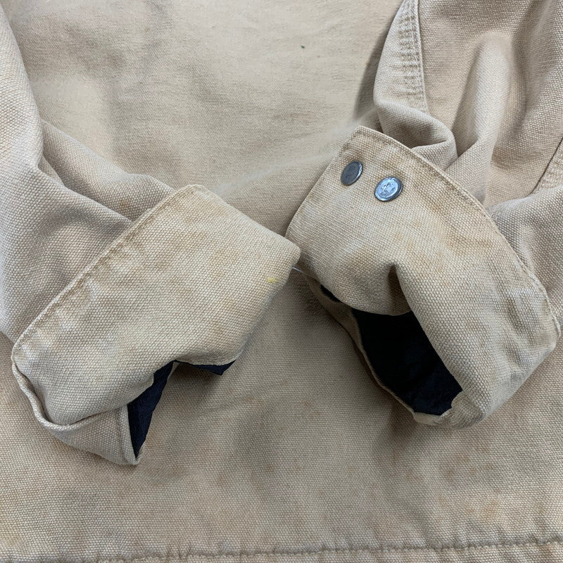 【中古品】【メンズ】 Carhartt カーハート J43WET USA製 THE GROMOOR CAMPANY 90S BLANKET LINER DETROIT JACKET 90年代 ブランケット ライナー デトロイト ジャケット アウター 146-251005-cs-03-izu サイズ：L カラー：ベージュ 万代Net店