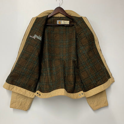 【中古品】【メンズ】 Carhartt カーハート J43WET USA製 THE GROMOOR CAMPANY 90S BLANKET LINER DETROIT JACKET 90年代 ブランケット ライナー デトロイト ジャケット アウター 146-251005-cs-03-izu サイズ：L カラー：ベージュ 万代Net店