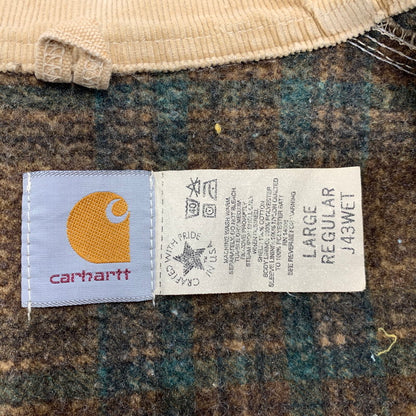 【中古品】【メンズ】 Carhartt カーハート J43WET USA製 THE GROMOOR CAMPANY 90S BLANKET LINER DETROIT JACKET 90年代 ブランケット ライナー デトロイト ジャケット アウター 146-251005-cs-03-izu サイズ：L カラー：ベージュ 万代Net店