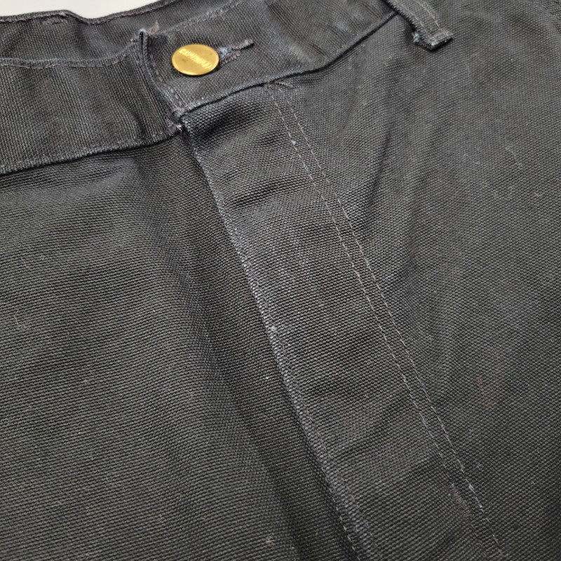 【中古品】【メンズ】 Carhartt カーハート FIRM DUCK DOUBLE FRONT UTILITY WORK PANT B01 BLK ワークパンツ USA製 ボトムス 157-251005-as-05-izu サイズ：34×30 カラー：ブラック 万代Net店