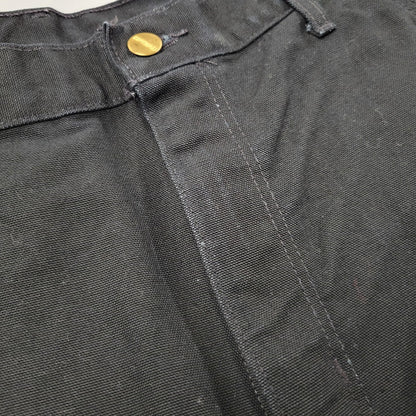 【中古品】【メンズ】 Carhartt カーハート FIRM DUCK DOUBLE FRONT UTILITY WORK PANT B01 BLK ワークパンツ USA製 ボトムス 157-251005-as-05-izu サイズ：34×30 カラー：ブラック 万代Net店