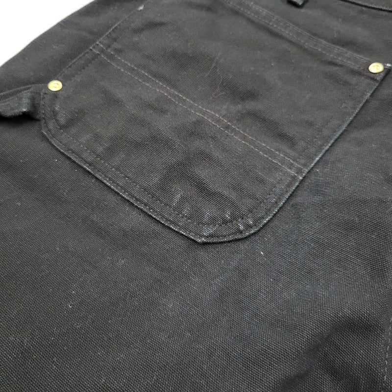 【中古品】【メンズ】 Carhartt カーハート FIRM DUCK DOUBLE FRONT UTILITY WORK PANT B01 BLK ワークパンツ USA製 ボトムス 157-251005-as-05-izu サイズ：34×30 カラー：ブラック 万代Net店