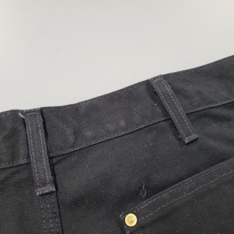 【中古品】【メンズ】 Carhartt カーハート FIRM DUCK DOUBLE FRONT UTILITY WORK PANT B01 BLK ワークパンツ USA製 ボトムス 157-251005-as-05-izu サイズ：34×30 カラー：ブラック 万代Net店