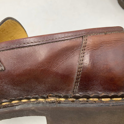 【中古品】【メンズ/レディース】 Paraboot パラブーツ 65610 フランス製 REIMS MARCHE COIN LOAFERS ランス マルシェ コインローファーズ 靴 シューズ 164-251006-ya-13-izu サイズ：7 カラー：BROWN 万代Net店